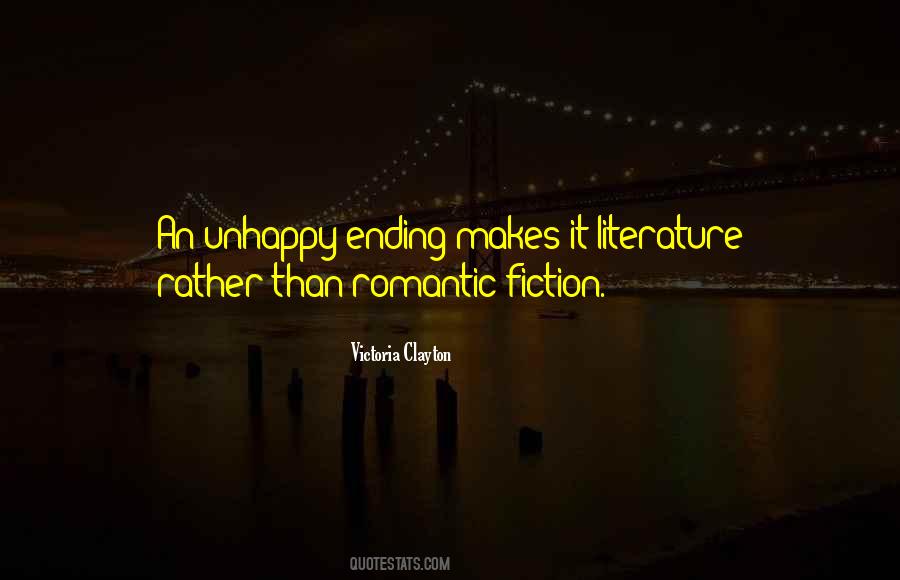 Romantic Fiction Quotes #1781893