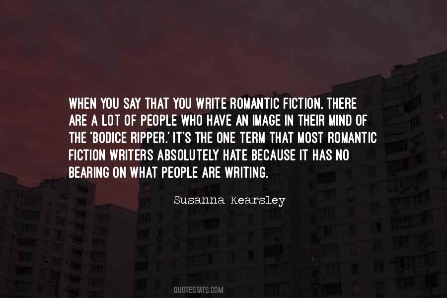 Romantic Fiction Quotes #511630