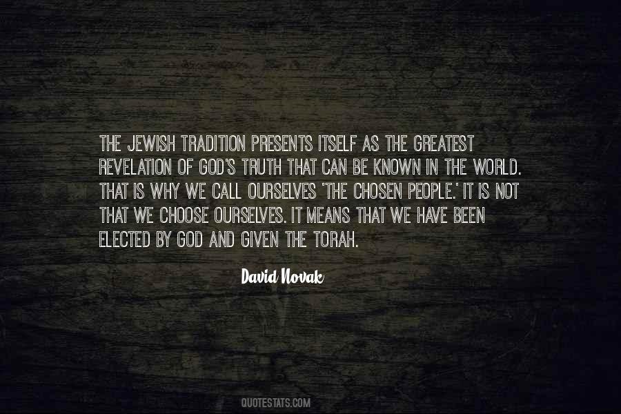 Jewish Tradition Quotes #145765