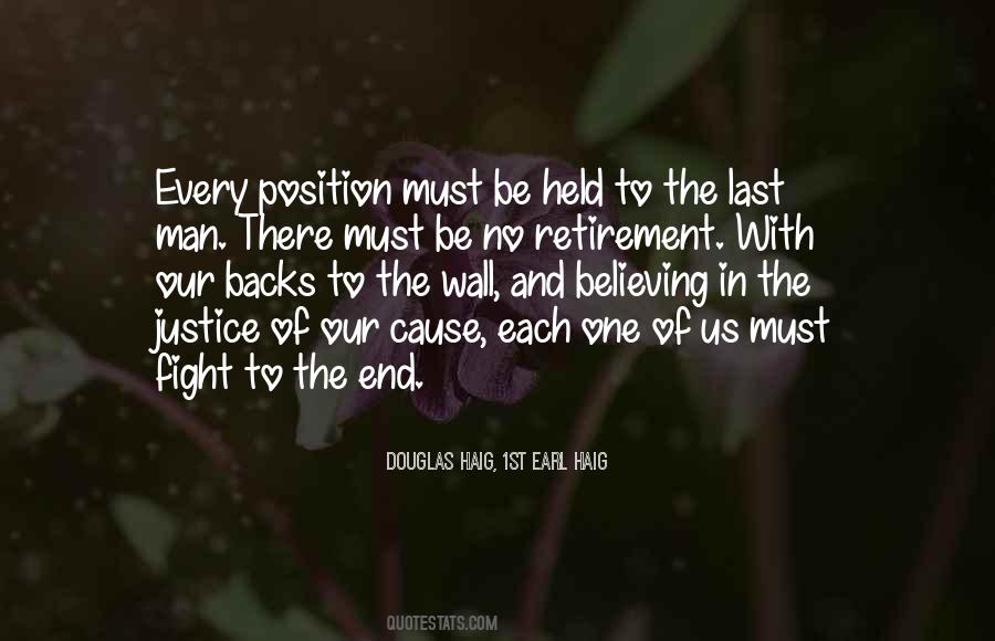 Quotes About Fight To The End #1617718