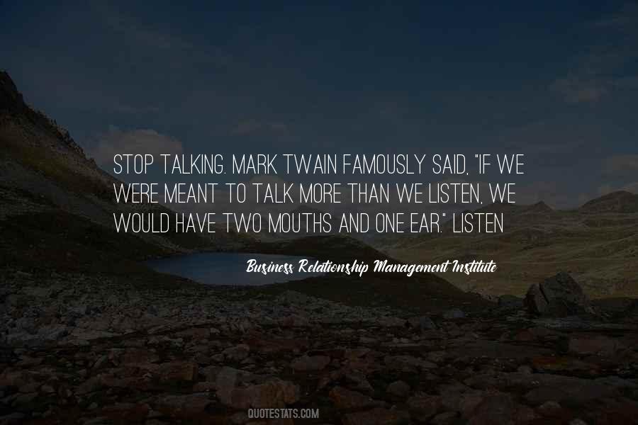 Quotes About Relationship Management #1549519