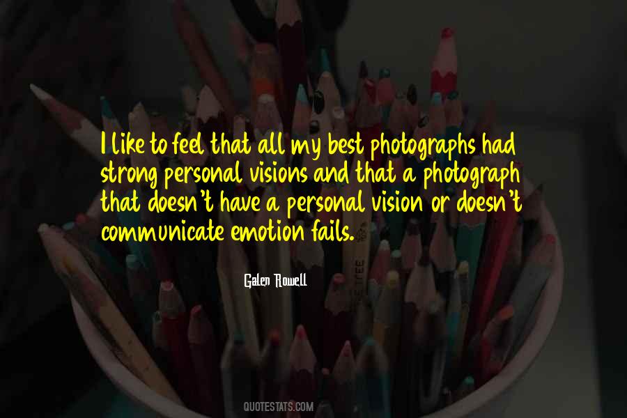My Personal Vision Quotes #728718