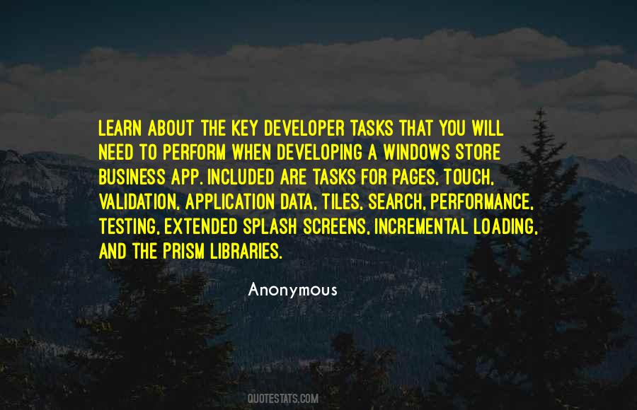 Quotes About Performance Testing #1633787