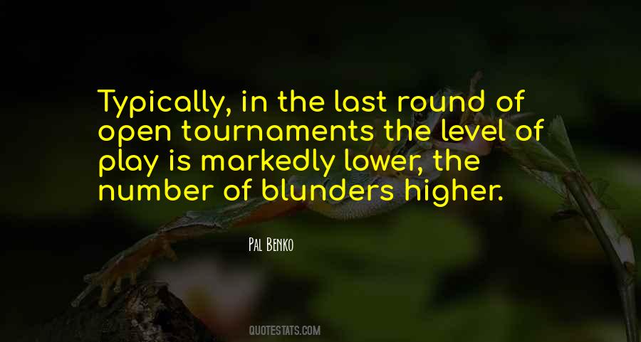 Quotes About Blunders #1504636
