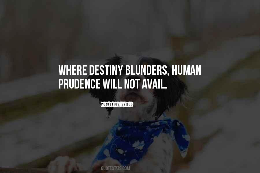 Quotes About Blunders #190393