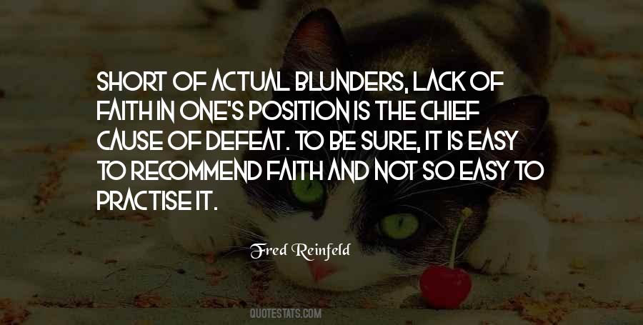 Quotes About Blunders #487357