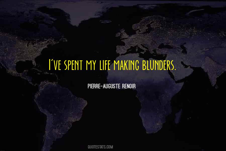 Quotes About Blunders #898782