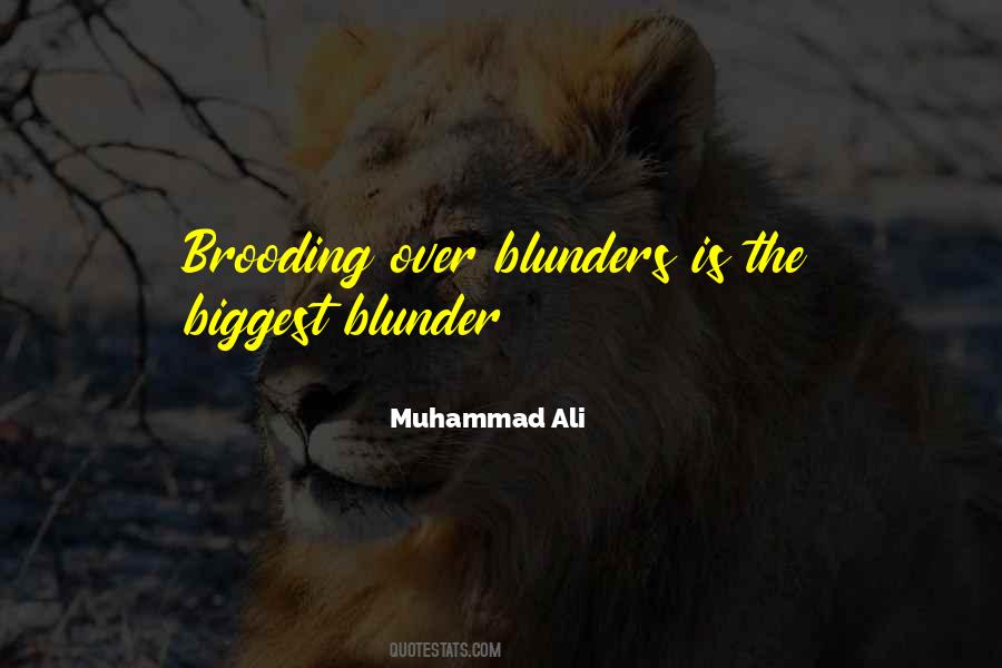 Quotes About Blunders #941766