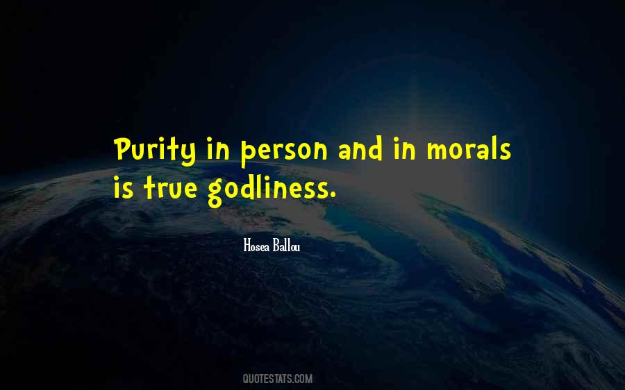 Moral Purity Quotes #1799106