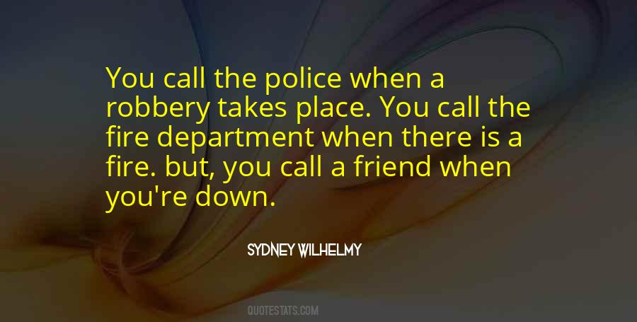 Quotes About Police Department #493368