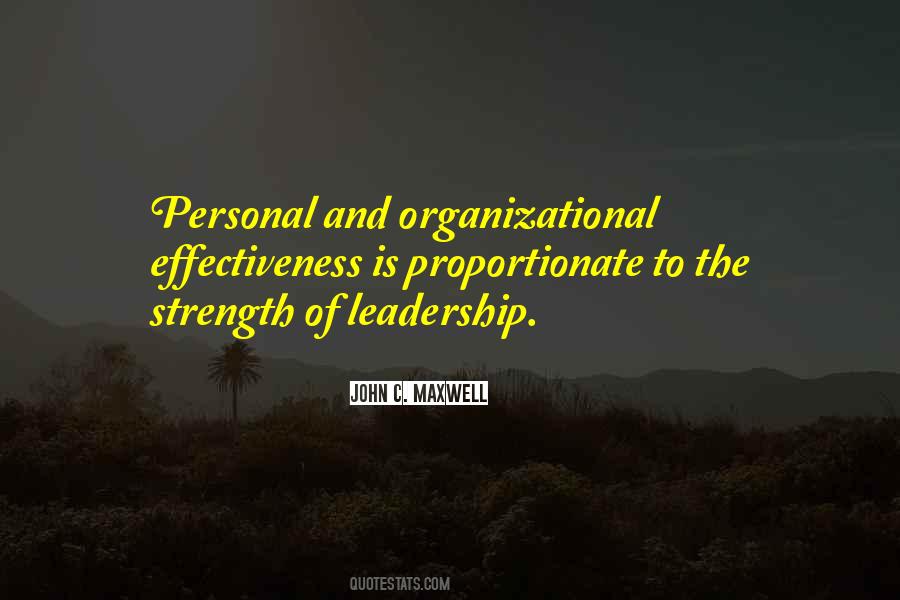 Quotes About Leadership Effectiveness #125041