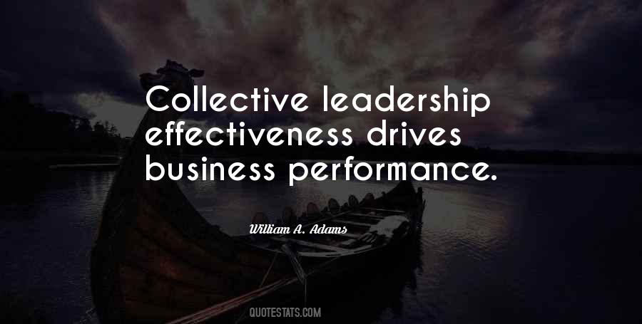 Quotes About Leadership Effectiveness #1838772