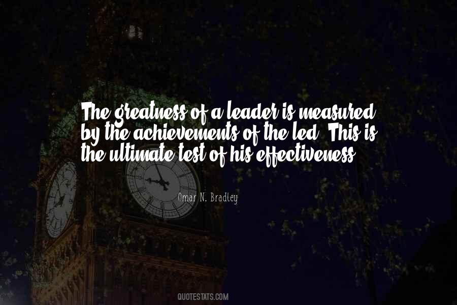 Quotes About Leadership Effectiveness #904552