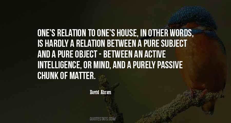 Relation Between I And My Quotes #54190