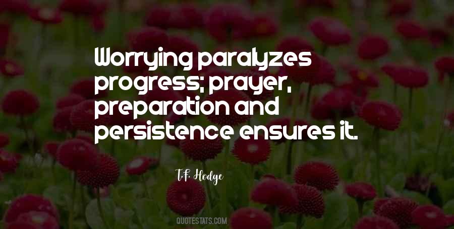 Quotes About Persistence In Prayer #1134007