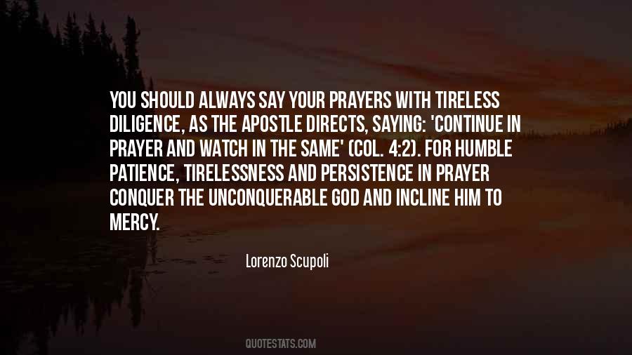 Quotes About Persistence In Prayer #820859