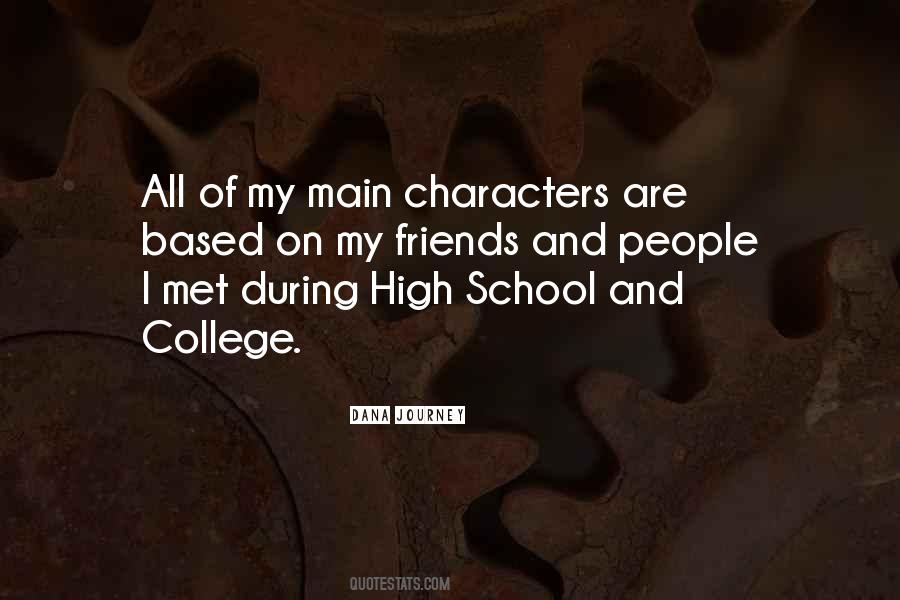 Quotes About High School Friends #346967