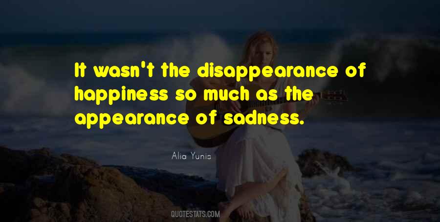 Quotes About Disappearance #1019448