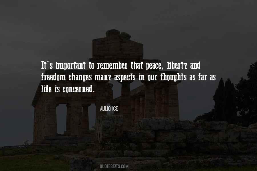 Quotes About Liberty And Peace #1546702