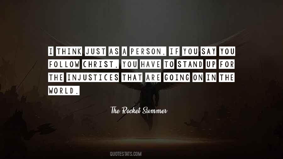 Injustices Of The World Quotes #1397649