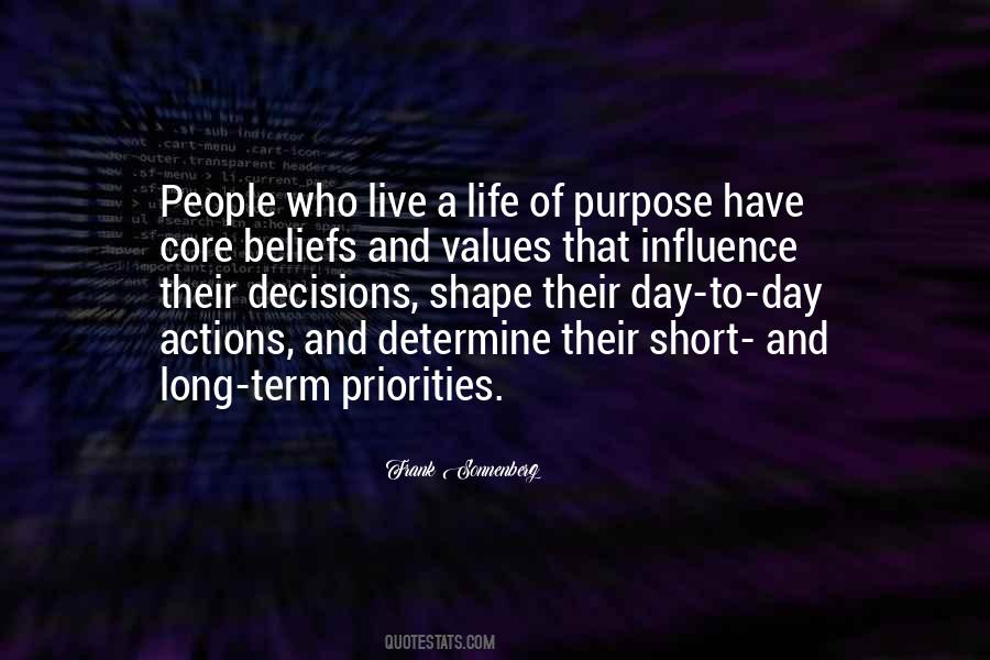 Quotes About Values And Actions #890596