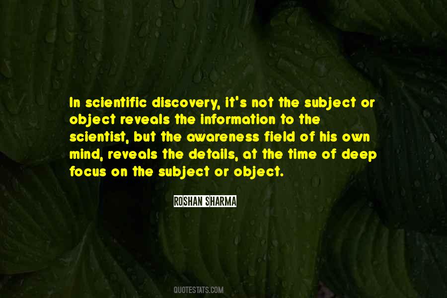 Quotes About Scientific Discovery #172593