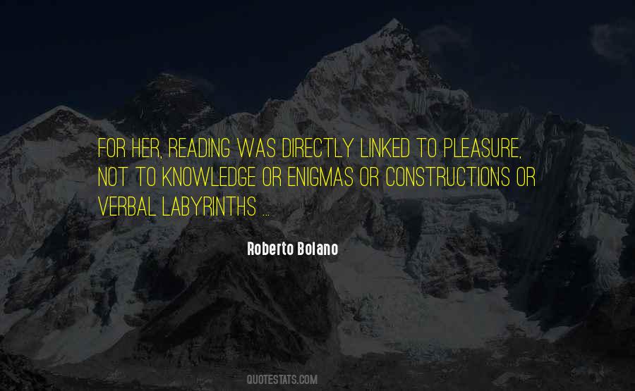 Quotes About Reading For Pleasure #1496684