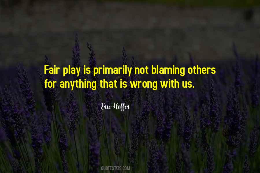 Quotes About Fair Play In Sports #1356349