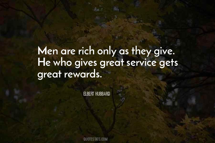 Quotes About Giving Rewards #1241447