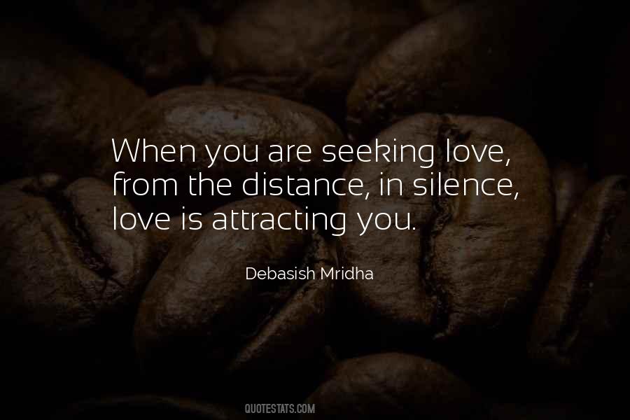 Quotes About Silence And Distance #999859
