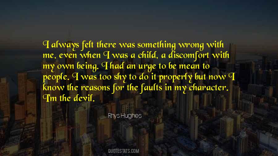 Quotes About My Faults #1036907