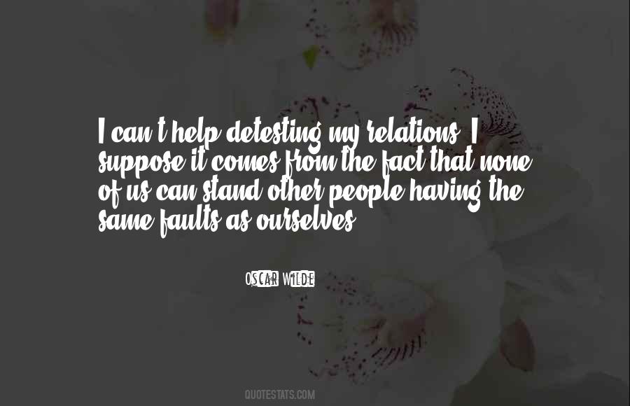 Quotes About My Faults #683376
