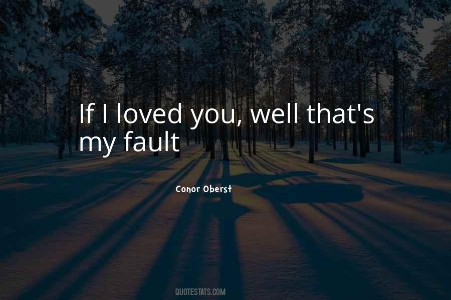 Quotes About My Faults #78770