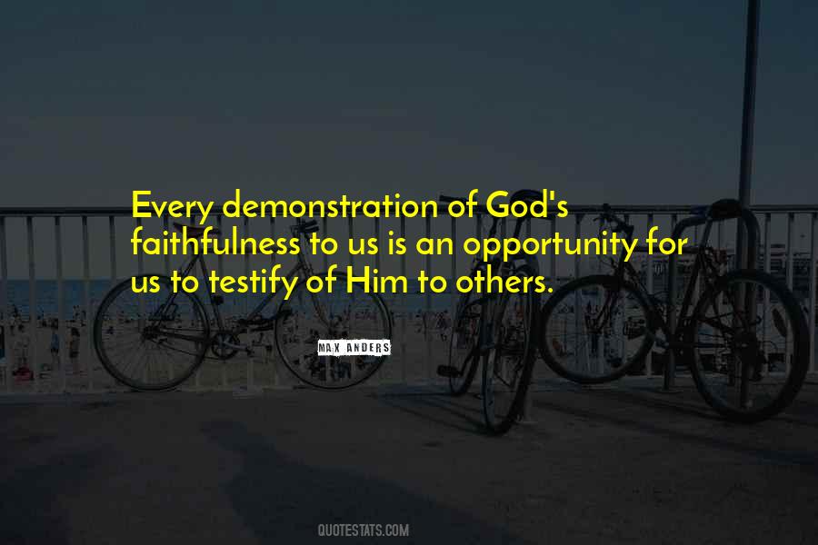 Quotes About Faithfulness To God #1565344