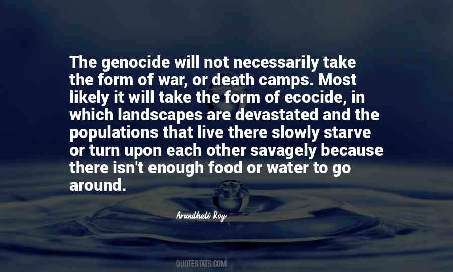 Water And Food Quotes #103260