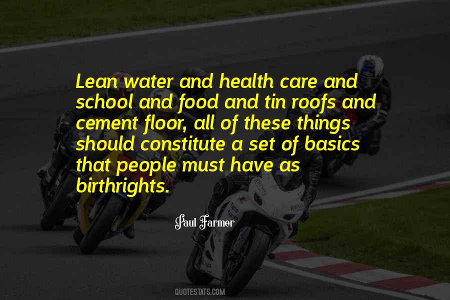 Water And Food Quotes #282563