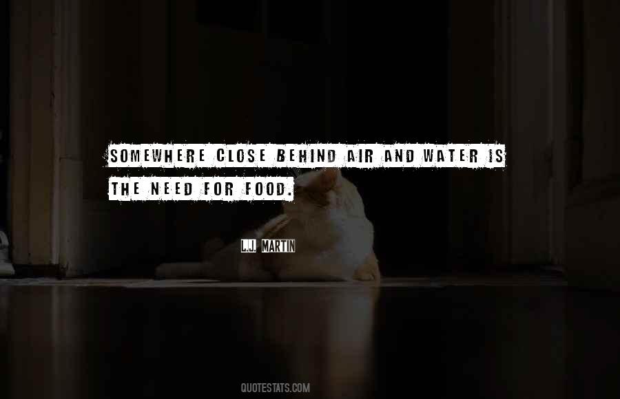 Water And Food Quotes #304446