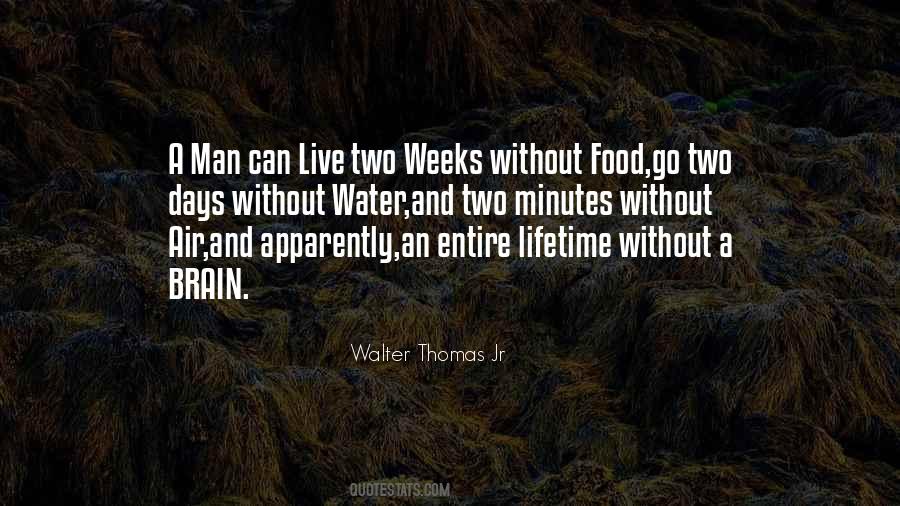 Water And Food Quotes #401178