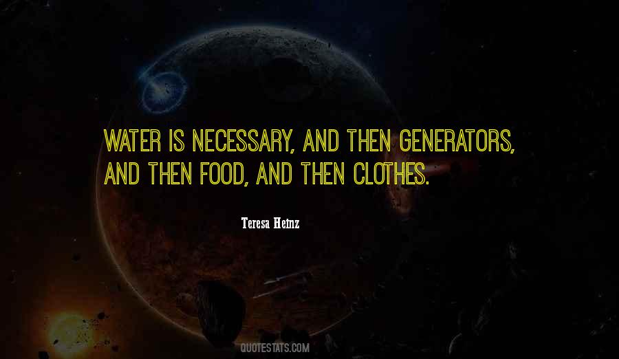 Water And Food Quotes #786593