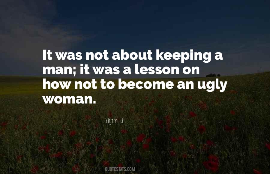 Ugly Woman Quotes #159353