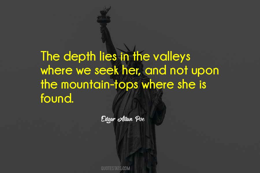 Quotes About Valleys #1279919