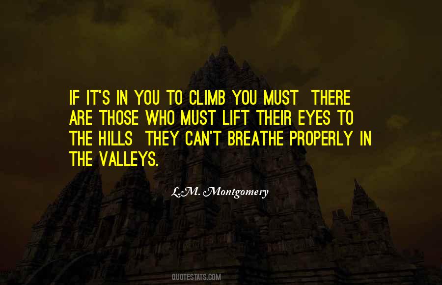 Quotes About Valleys #1319655