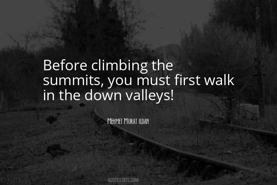 Quotes About Valleys #1385910