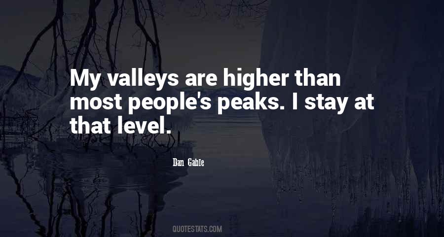 Quotes About Valleys #1535986