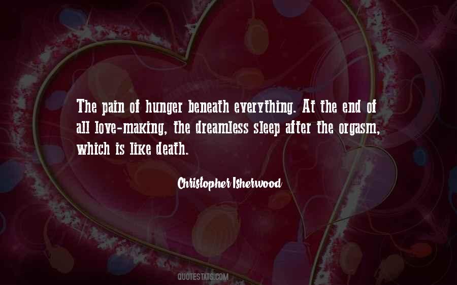 Hunger Of Love Quotes #1005719