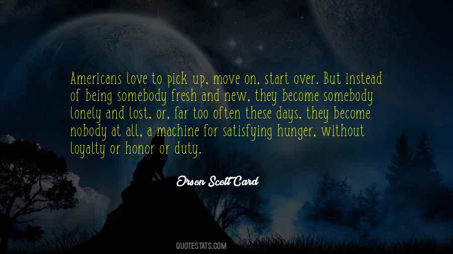 Hunger Of Love Quotes #1386862