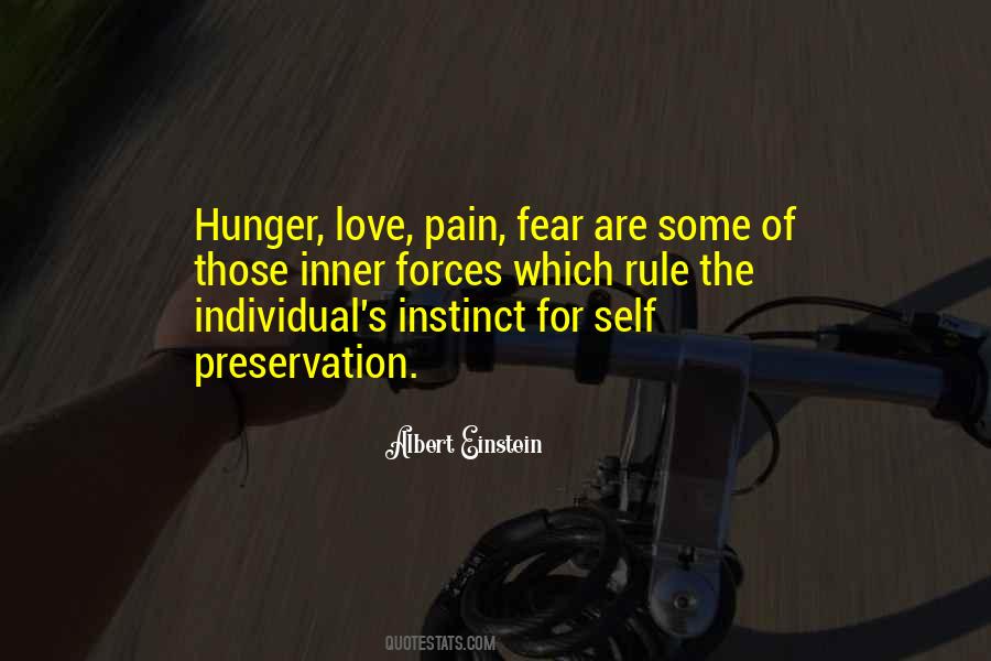 Hunger Of Love Quotes #1651690