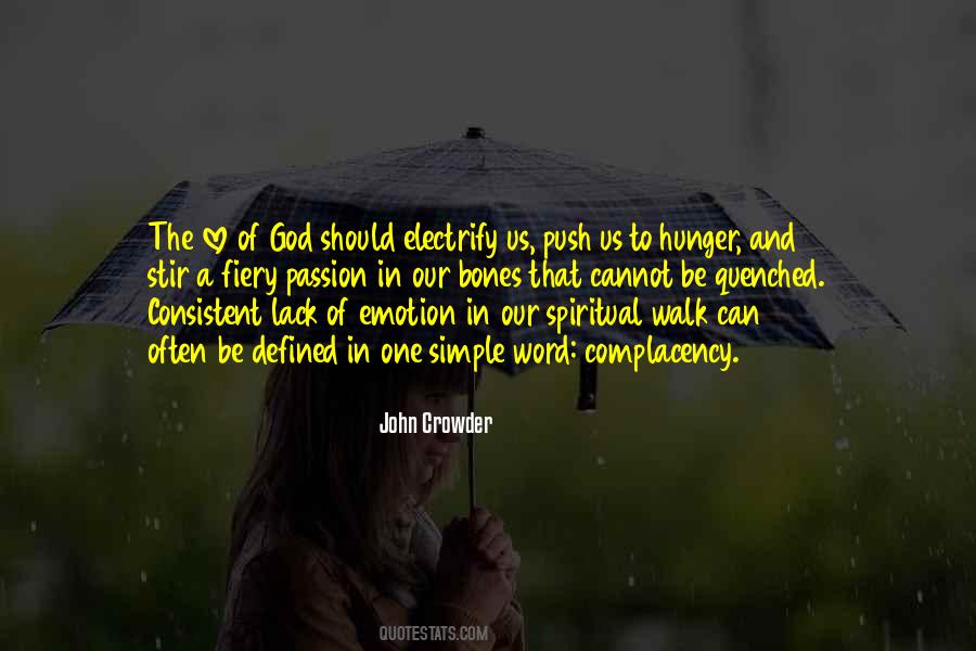 Hunger Of Love Quotes #187050