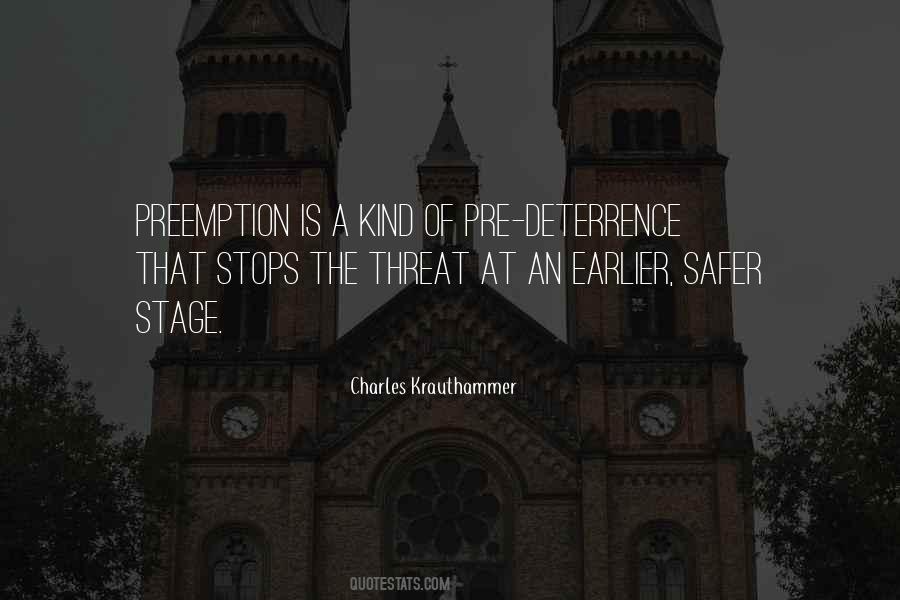 Quotes About Preemption #1395388