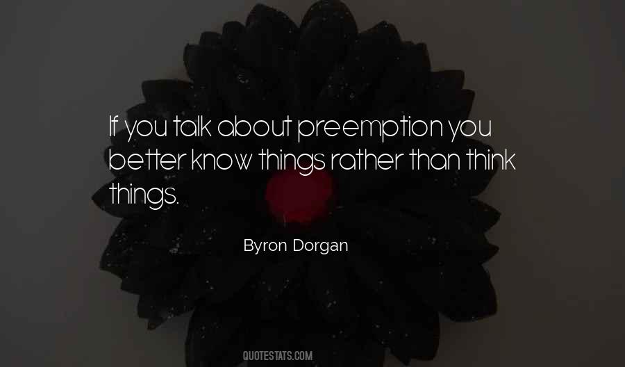 Quotes About Preemption #1426624